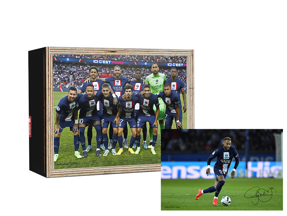 Pack PARIS SAINT-GERMAIN x Dada 15x20 noir Equipe + Neymar