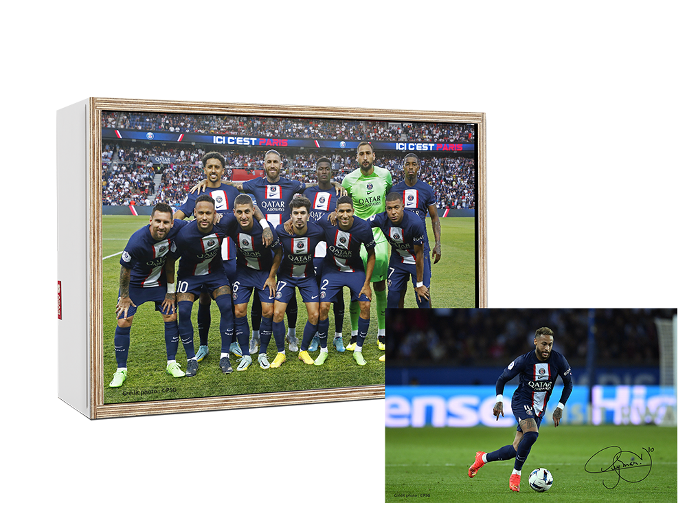 Pack PARIS SAINT-GERMAIN x Dada 15x20 noir Equipe + Neymar