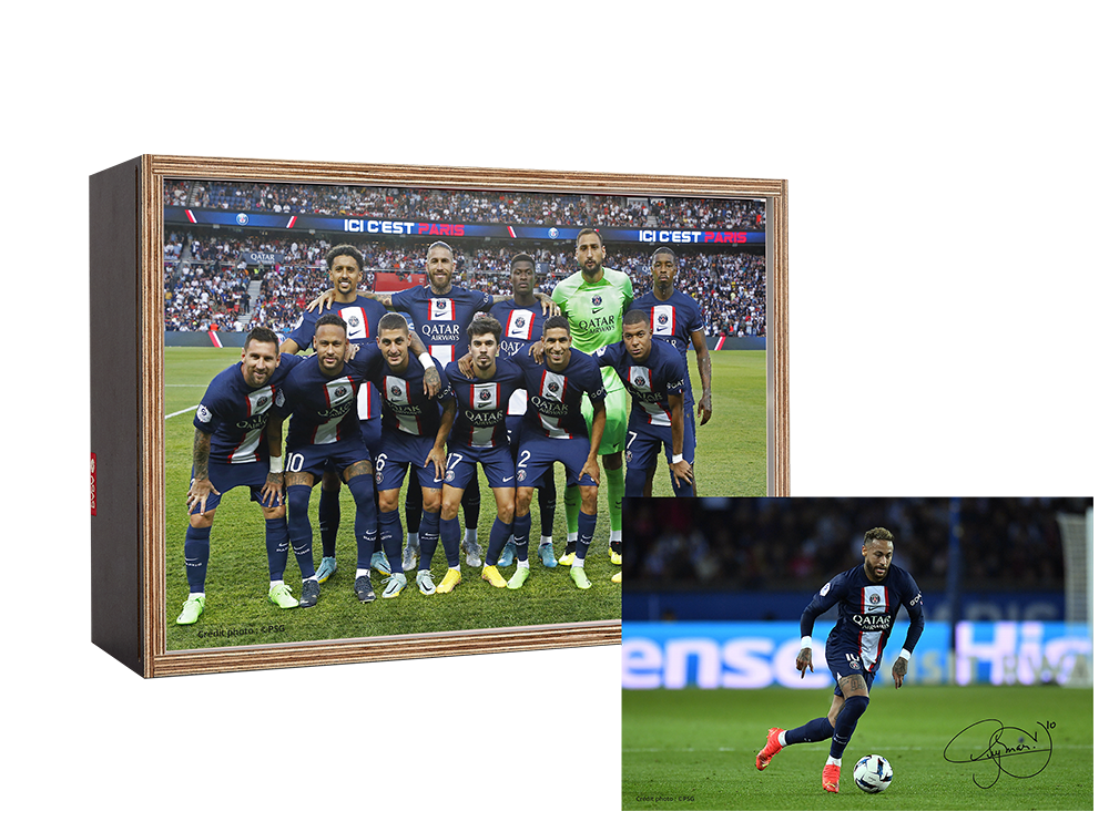 Pack PARIS SAINT-GERMAIN x Dada 20x30 noir Equipe + Neymar