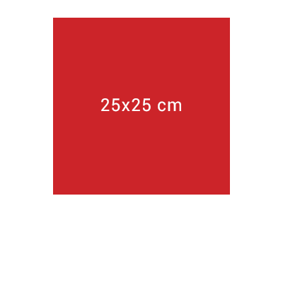 25cmx25cm